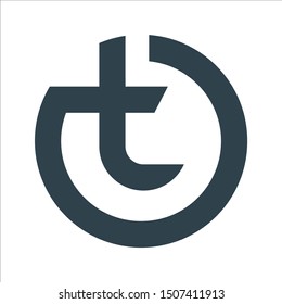 LOGO TEMPLATE LETTER T SIMPLE