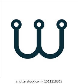 LOGO TEMPLATE LETTER W SIMPLE