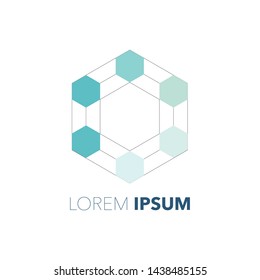 Logo template. Modern vector abstract circle creative sign or symbol.