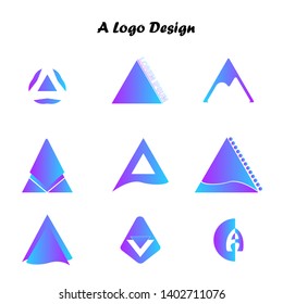 
A logo template with new design and modern