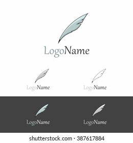 logo template office supply store . Also suitable for writers, artists and designers. Perhaps other use .