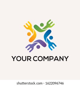 Logo template for organizations or communities