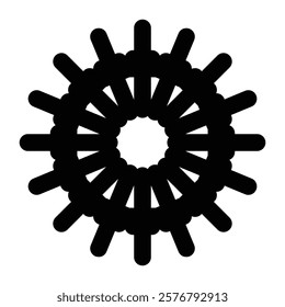 Logo Template Ornament in flat style. vector illustration