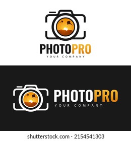 Logo Template Photo Pro Logo Design Stock Vector (Royalty Free ...
