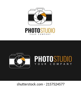 Logo Template Photo Studio Logo Design Stock Vector (Royalty Free ...