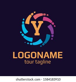 LOGO TEMPLATE PREMIUM LETTER Y