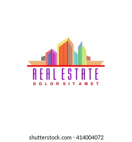 Logo template real estate