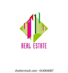 Logo template real estate