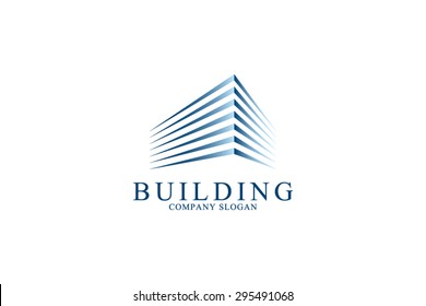 Logo template real estate, apartment, condo, house, rental, business. brand, branding, logotype, company, corporate, identity. Clean, modern and elegant  style design