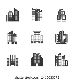 Logo template real estate. Clean, modern and elegant template
