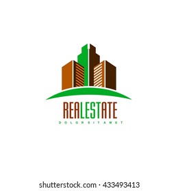 Logo template real estate, Clean, modern and elegant style design
