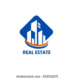 Logo template real estate, Clean, modern and elegant style design