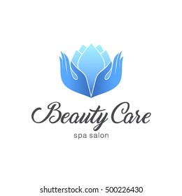 Logo template for Spa salon. Beauty care