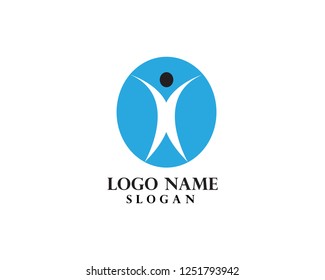 Logo Template Successful People Stock Vector (Royalty Free) 1251793942 ...