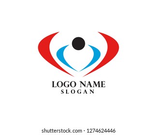 Logo template - successful people
