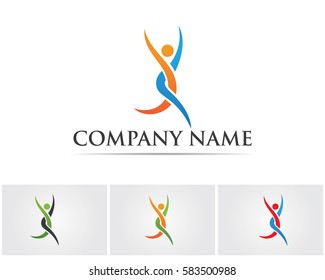 Logo template - successful people