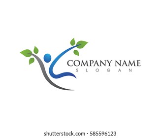 Logo template - successful people