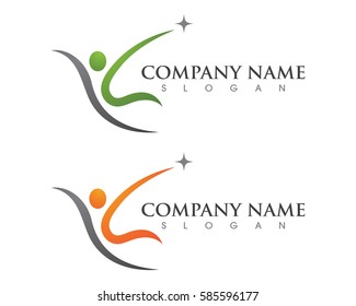 Logo template - successful people
