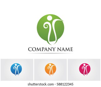 Logo template - successful people