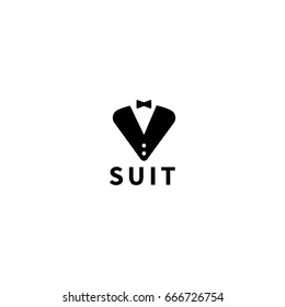 Logo Template Suit Image Minimalistic Icon