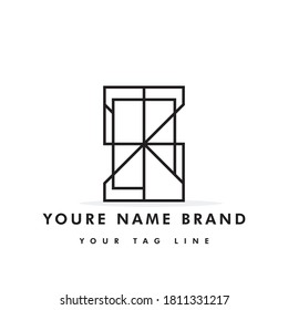 Logo template, suitable for companies or shops that manufacture or sell doors and windows,Also suitable for other business logos