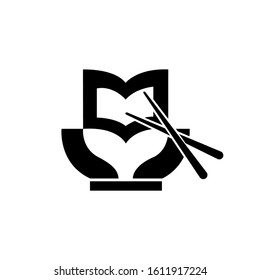 Logo template suitable for Japanese restaurants with whale tail.
