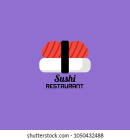 Logo template sushi, restaurant, bar, food, brand, branding, logotype, company, corporate, identity. Clean and modern style design