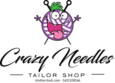 Logo template for tailor shop.