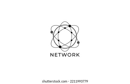  logo template for techonology company Premium Vector
