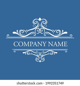 a logo template that looks luxurious and unique and different from the others