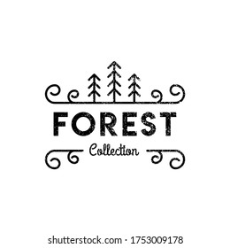 Plantilla de logotipo - Touring, verano, vacaciones, etiquetas y distintivos de diseño de tipografía retro. Plantillas para tarjetas de felicitación, carteles y diseño de ropa. Ilustración vectorial.