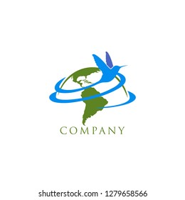 logo template for travel company. Simple and modern logo vector