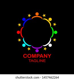 logo template vector art illustration