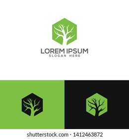 Logo Template vector for business, Tree Logo, Tree Logo Template Download - Vector download