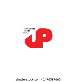 UP Logo Template Vector, Design for Banner, Greeting Card or Print