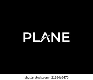 Logo-Vorlage Vektorsymbol Illustration Anfangsbuchstabe Plane Monogramm einfache Geschäft Unternehmen Corporate Identity kreativ elegante moderne