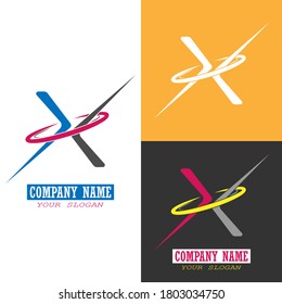 Logo template. Vector illustration for logo, logo or sticker, for graphic and print design