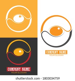 Logo template. Vector illustration for logo, logo or sticker, for graphic and print design