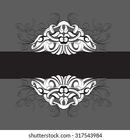 logo template vector vintage frame