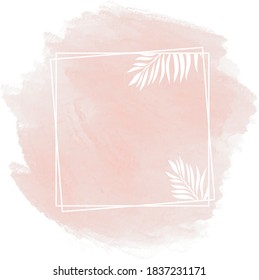 cuadro de vector de color de agua de plantilla de logotipo
