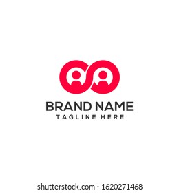Logo Templates About Technologies That Connect People To Each Other