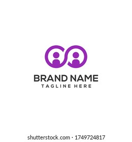 Logo Templates About Technologies That Connect People To Each Other
