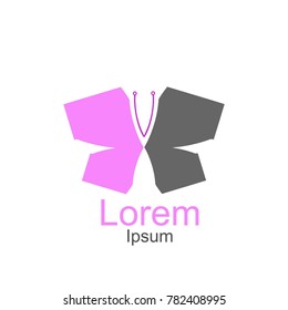 logo templates of butterfly 
