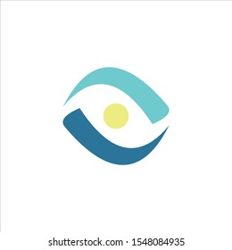 Logo templates set. Abstract circle creative signs and symbols.
