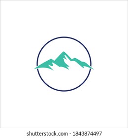 logo templet icon vector mountain