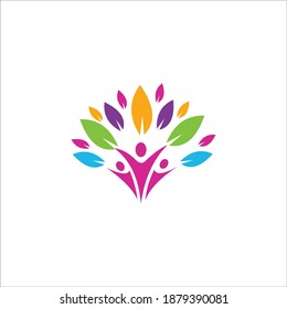 logo templet vector icon life