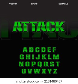 Logo and text effect designs template