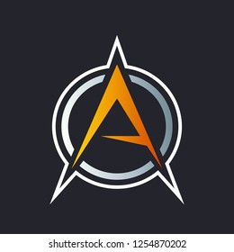 A Logo Text Esports