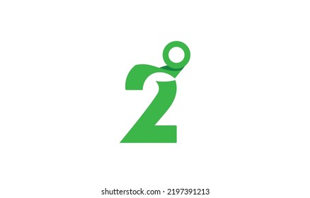 Logo of the text 2° . I.e. it read Two Degrees.