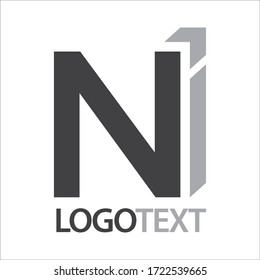 Logo Text With two alphabet 